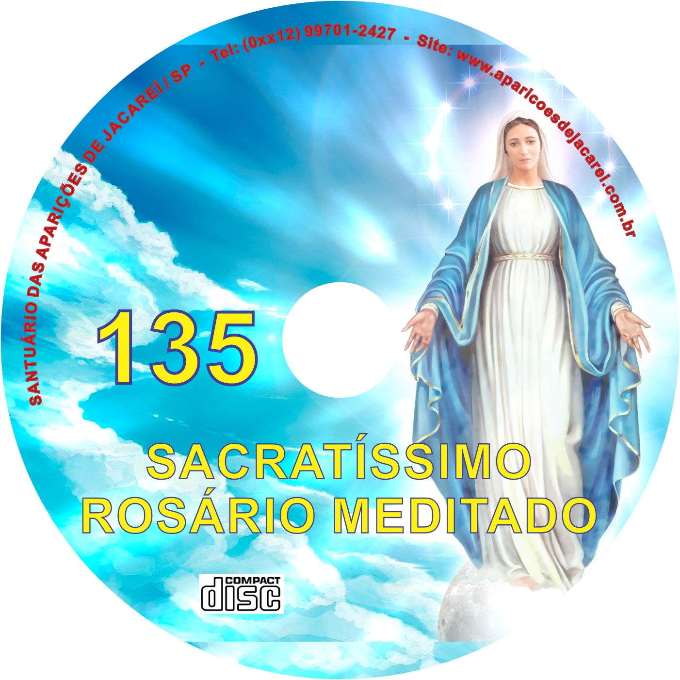 CD Rosário Meditado 135 CD Rosário Meditado 135